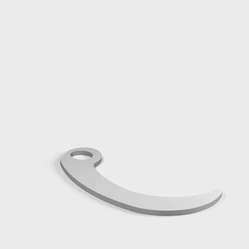 Couteau d'entraînement Karambit pour arts martiaux et kali