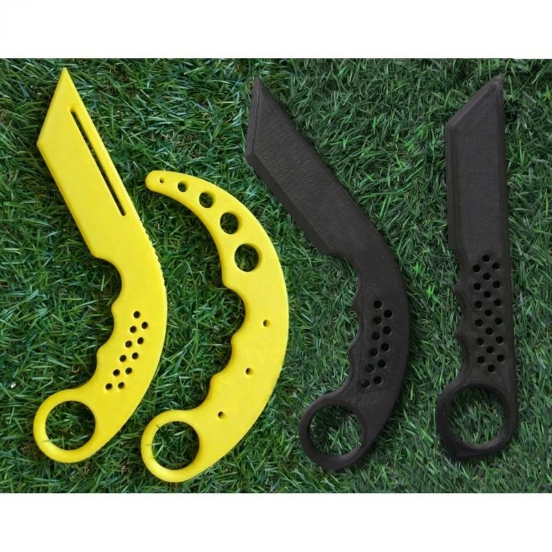 Couteau d'entraînement Karambit pour arts martiaux et cosplay