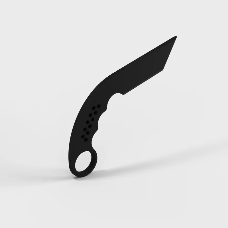 Couteau d'entraînement Karambit pour arts martiaux et cosplay
