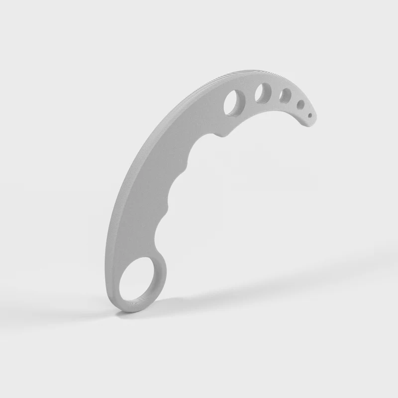 Couteau d'entraînement Karambit pour arts martiaux et cosplay