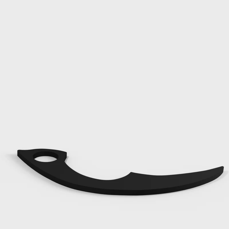 Couteau d'entraînement Karambit pour arts martiaux et kali