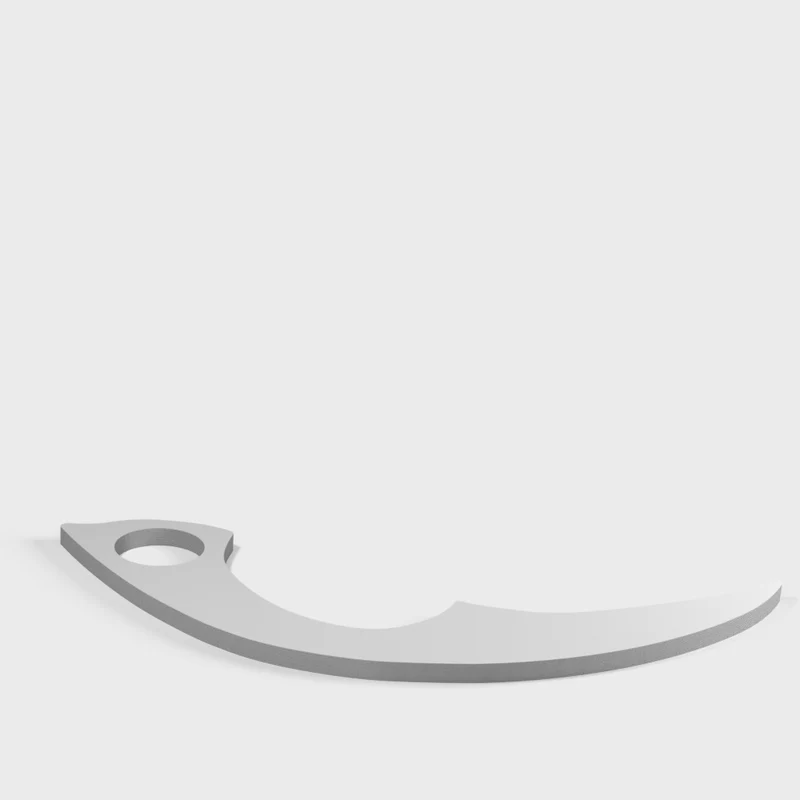 Couteau d'entraînement Karambit pour arts martiaux et kali