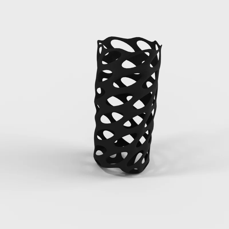 Vase Voronoi et pot à crayons pour le bureau