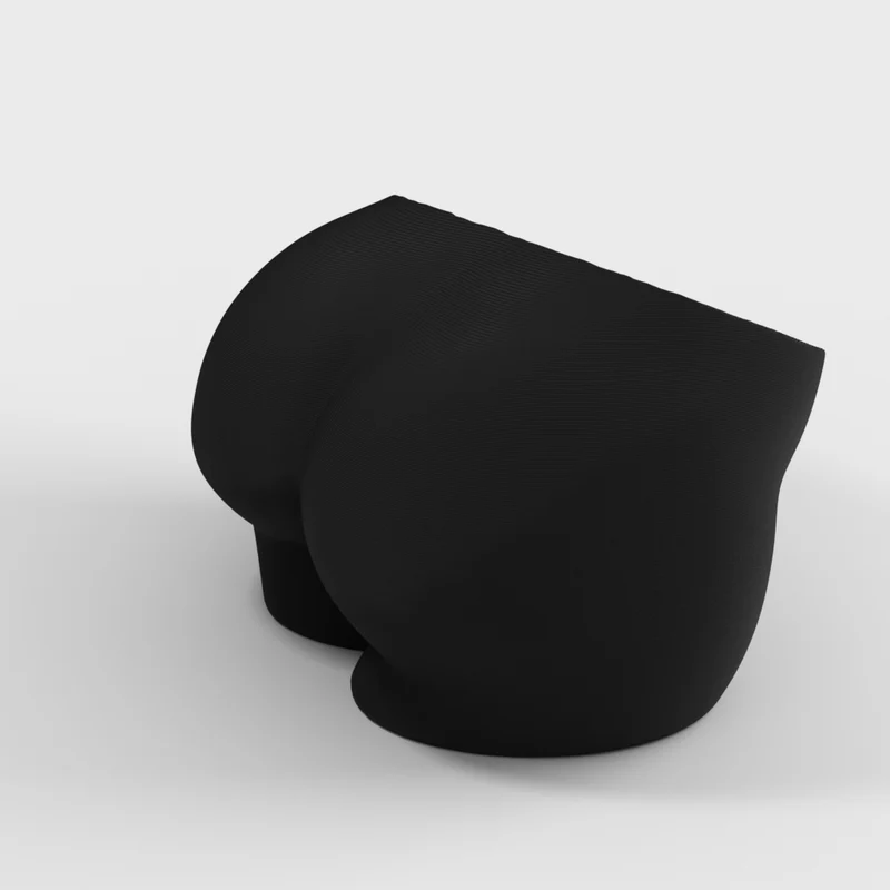 Cache-pot pour plantes grasses en forme de fesses