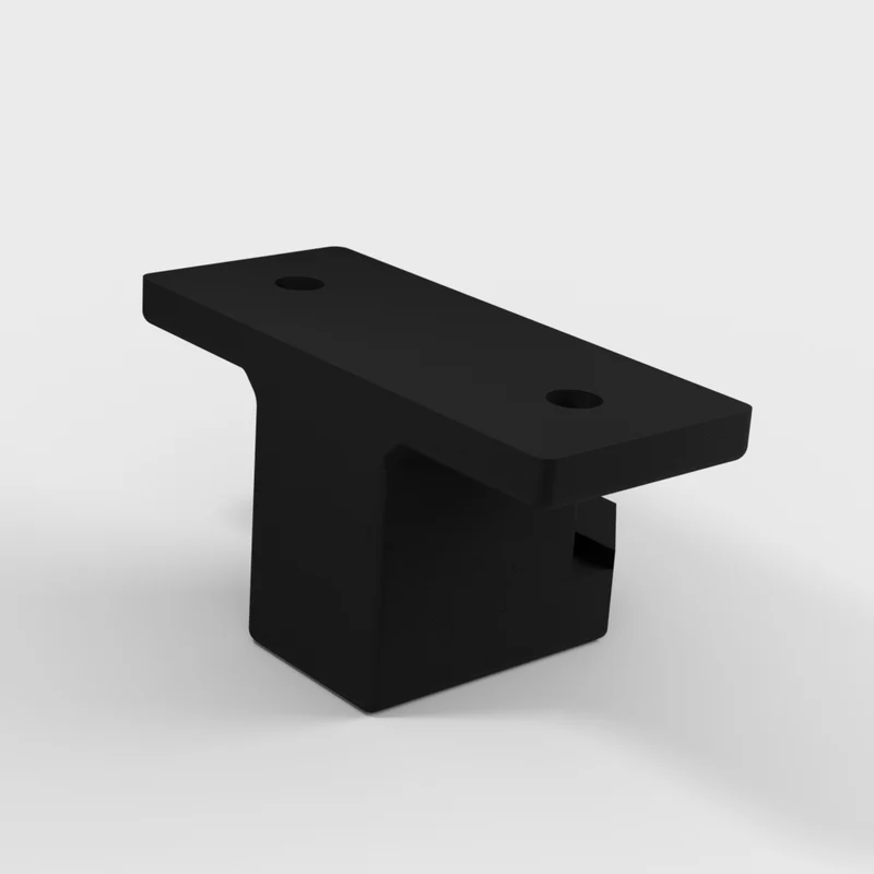 Support de seau de recyclage sous plateau avec panneau