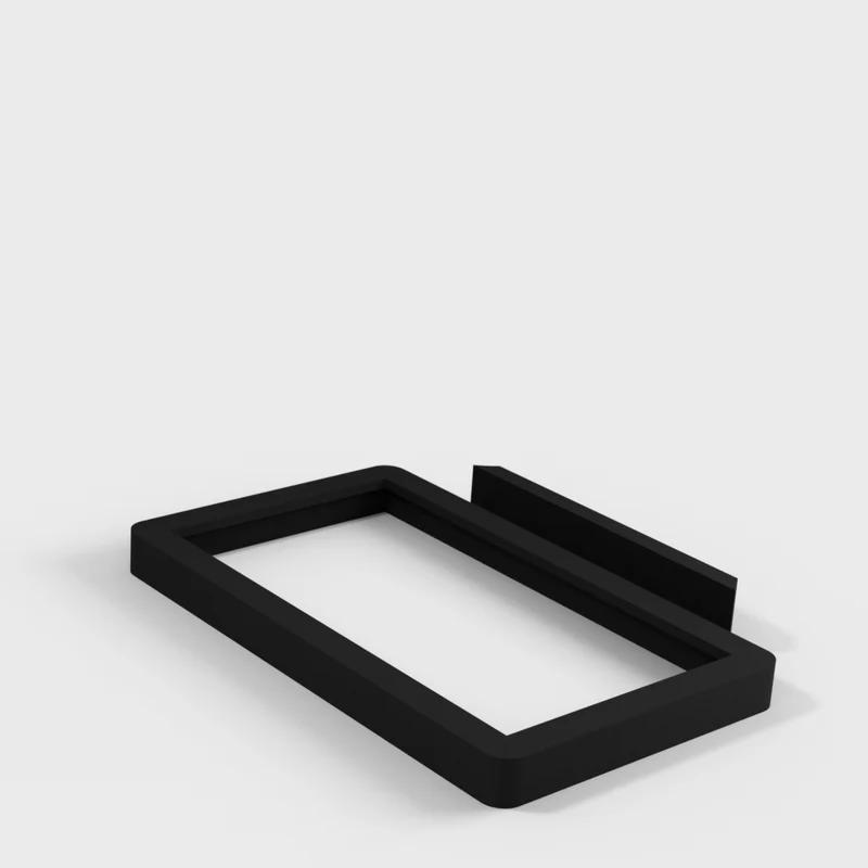 Support de sac poubelle en deux parties pour porte de placard