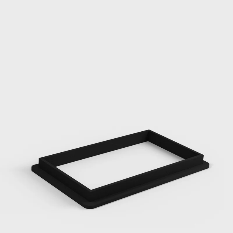 Support de sac poubelle en deux parties pour porte de placard