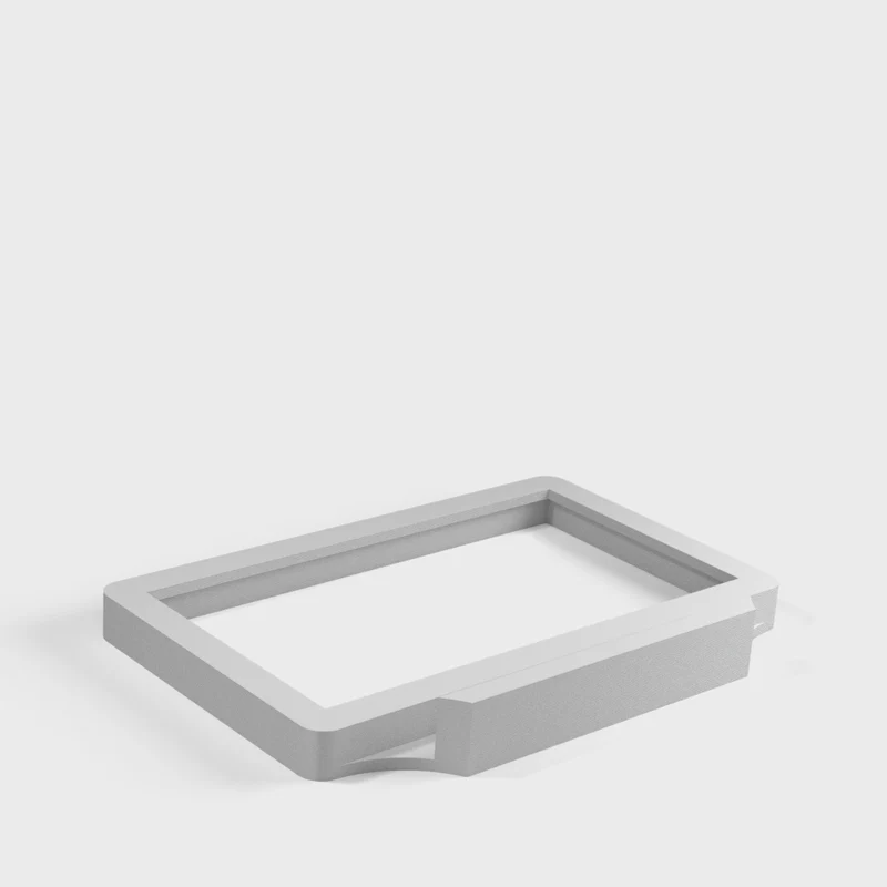 Support de sac poubelle en deux parties pour porte de placard