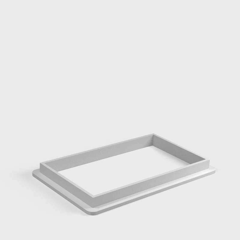 Support de sac poubelle en deux parties pour porte de placard
