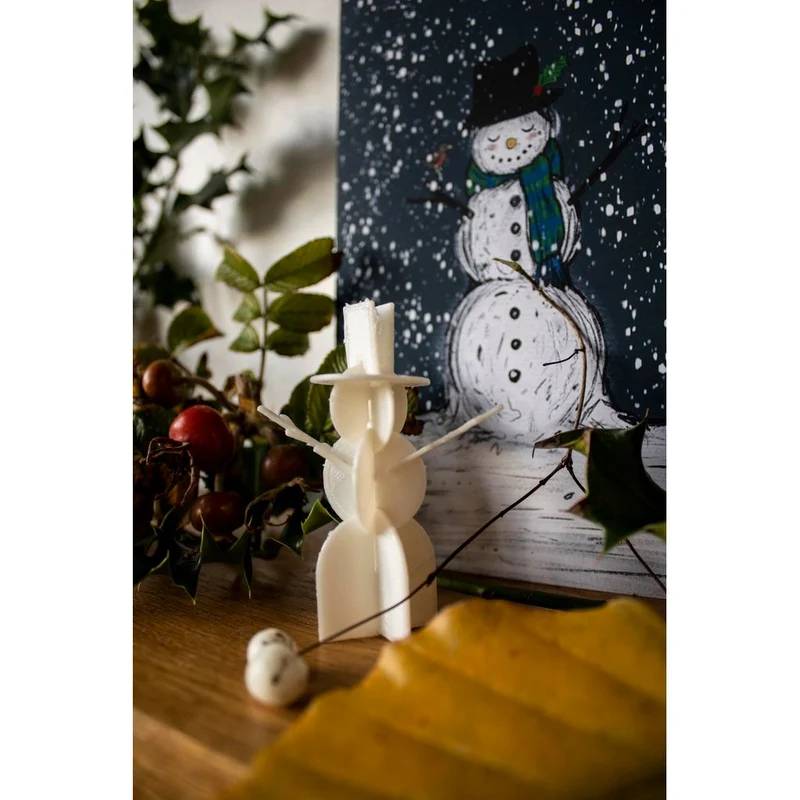 Bonhomme de neige en kit comme décoration de Noël pour la maison