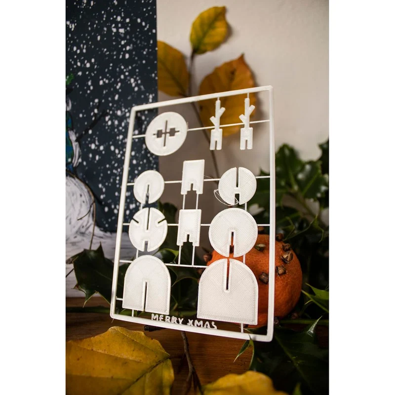 Bonhomme de neige en kit comme décoration de Noël pour la maison