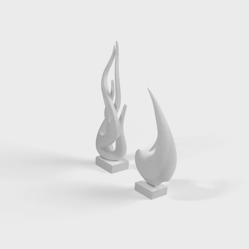 Sculpture abstraite pour bureau et décoration de bureau