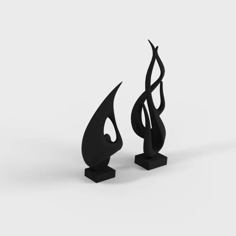 Sculpture abstraite pour bureau et décoration de bureau