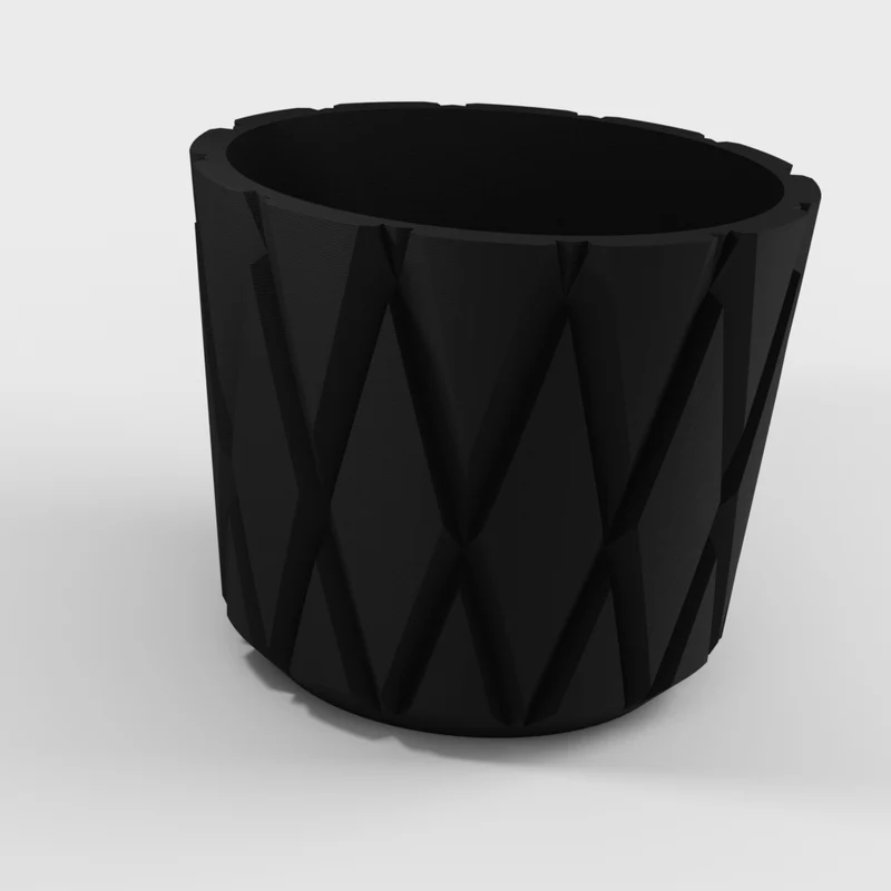 Cache-pot géométrique pour petites plantes d'intérieur