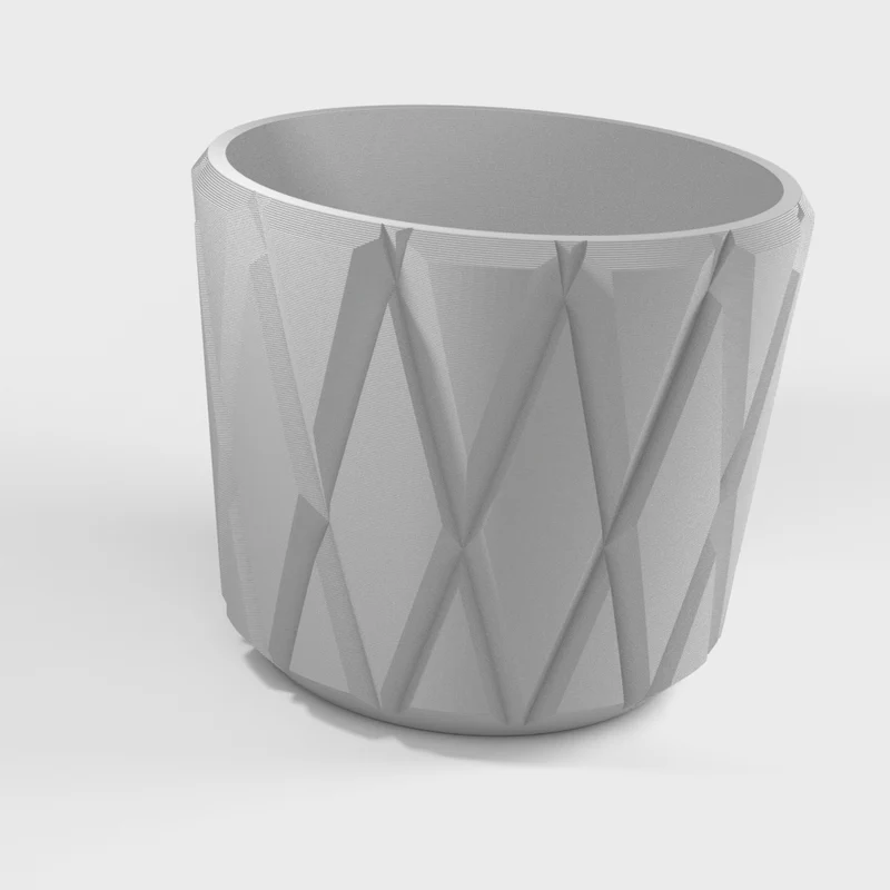 Cache-pot géométrique pour petites plantes d'intérieur