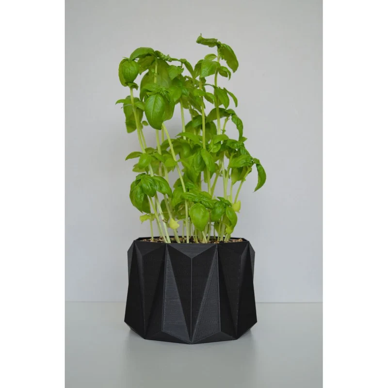 Cache-pot géométrique pour plantes et fleurs