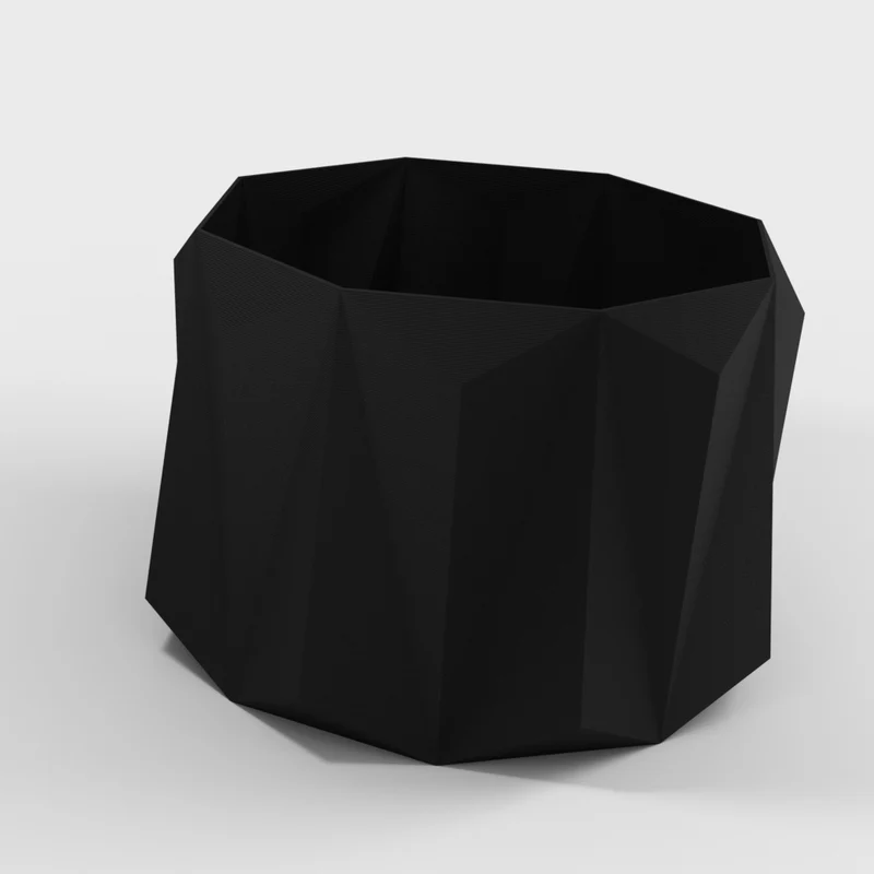 Cache-pot géométrique pour plantes et fleurs