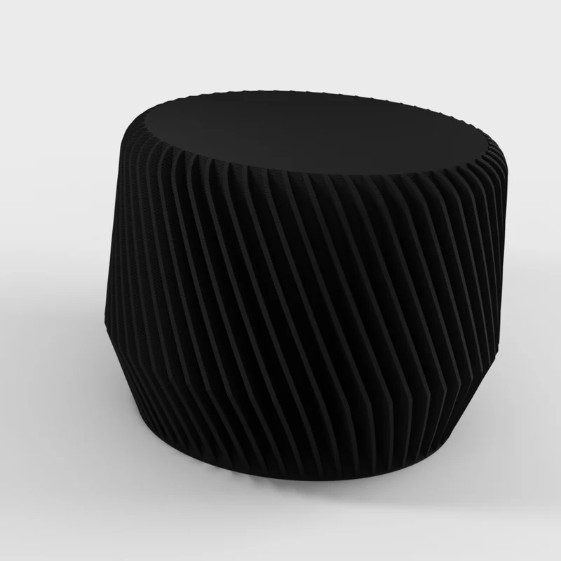 Cache-pot en spirale géométrique pour plantes d'intérieur
