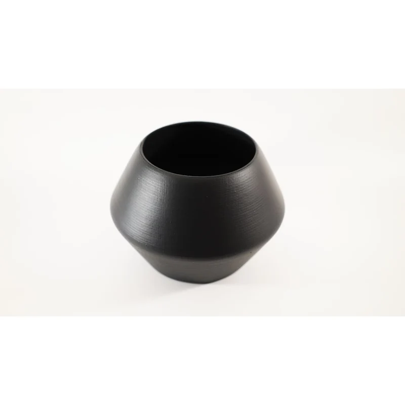 Pot de fleurs minimaliste moderne avec soucoupe de drainage pratique