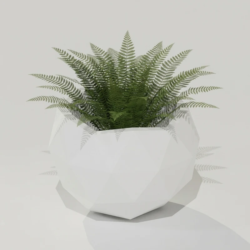 Cache-pot géométrique Iso Pot pour plantes d'intérieur