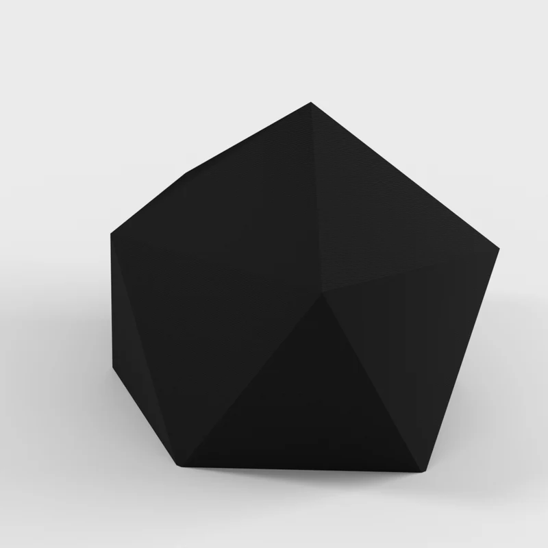 Cache-pot géométrique et support de bureau