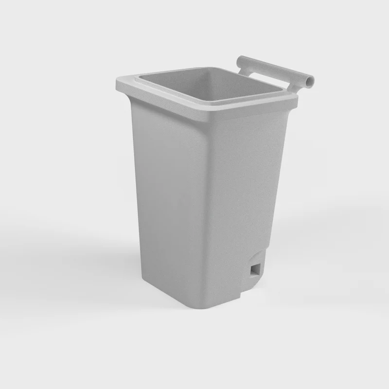 Mini poubelle avec couvercle pour bureau