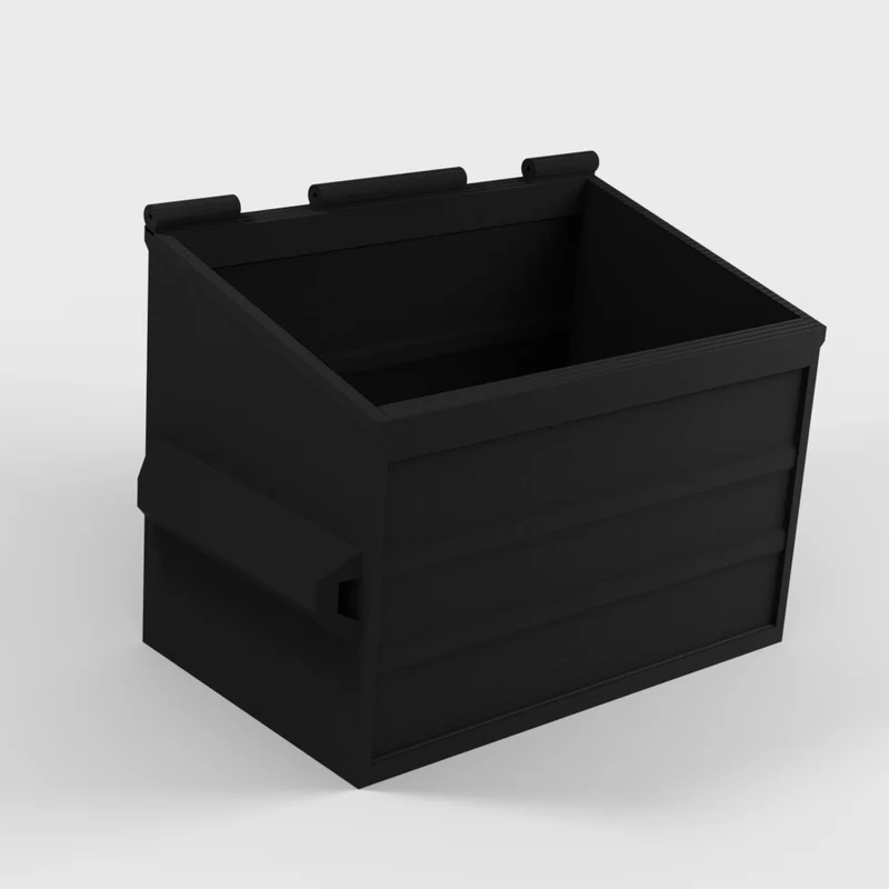 Conteneur à déchets compact pour les surplus d'impression 3D