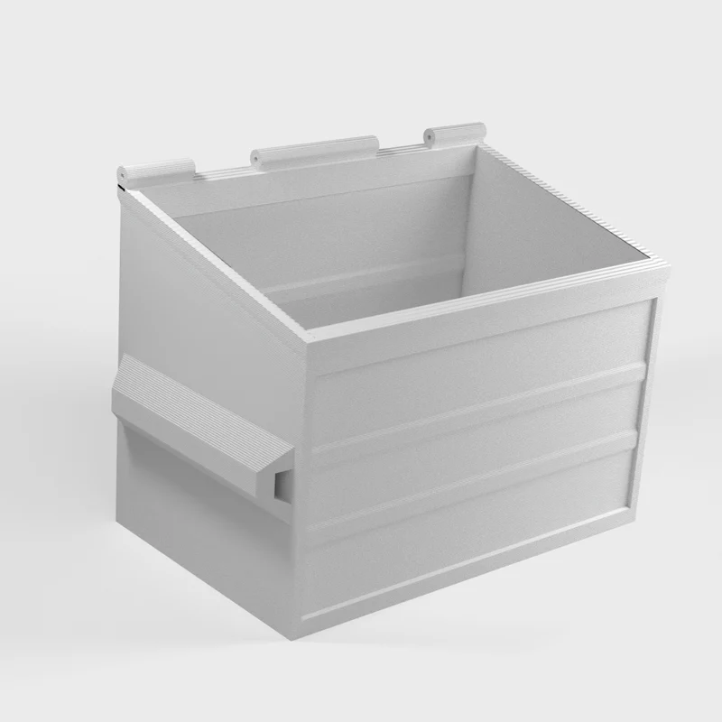 Conteneur à déchets compact pour les surplus d'impression 3D