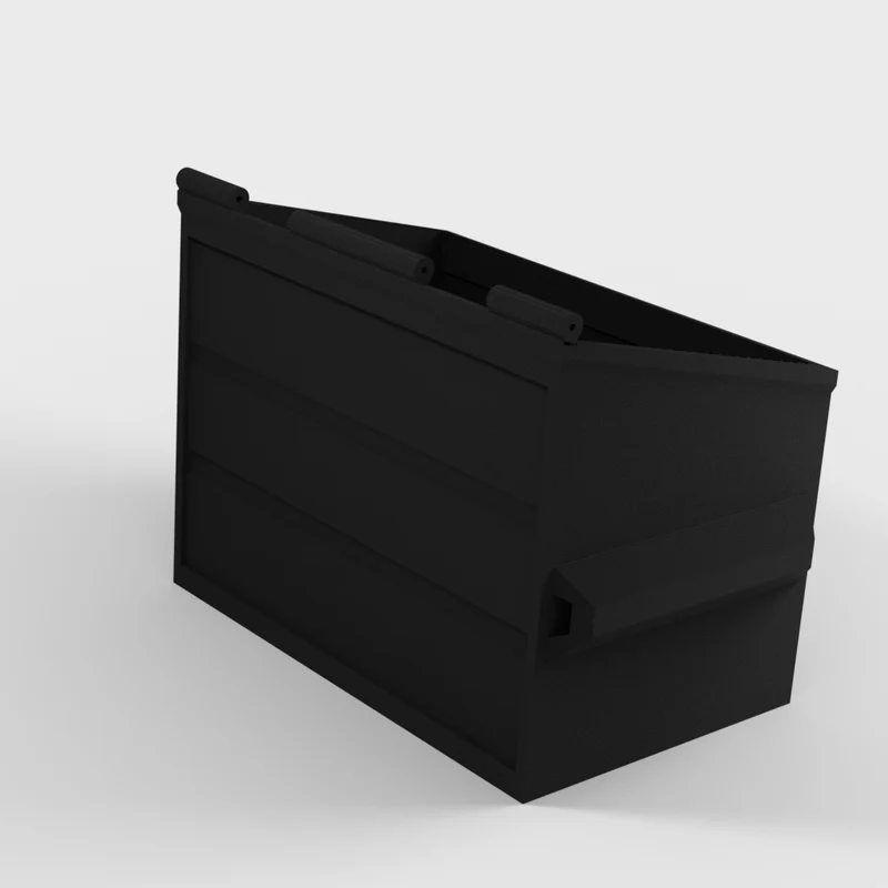 Conteneur à déchets compact pour les surplus d'impression 3D