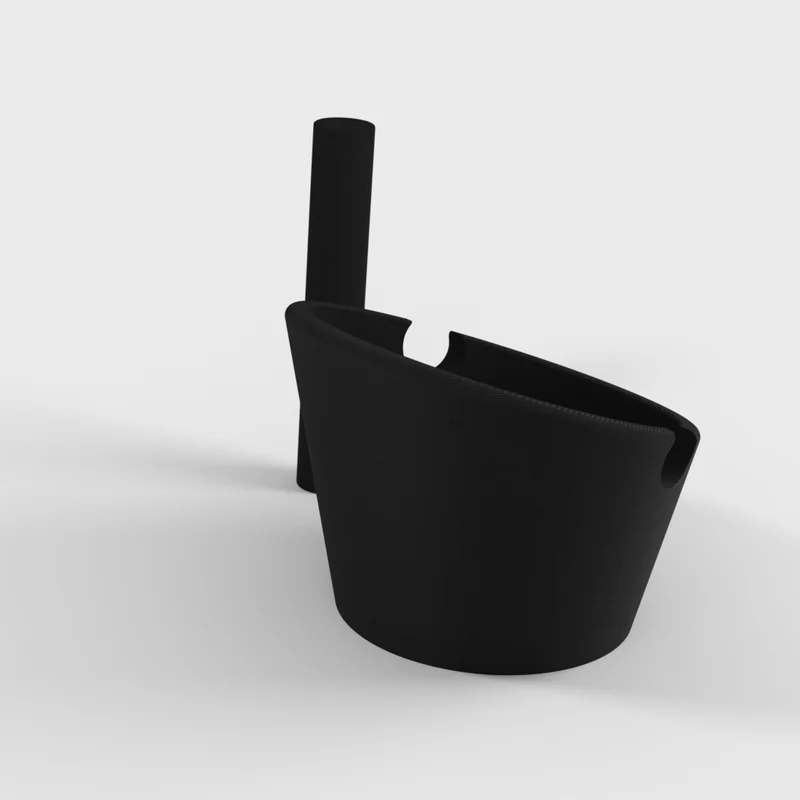 Knock box compact pour machine à café expresso