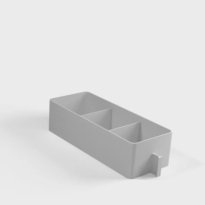 Tiroir compartimenté pour le rangement de petites pièces