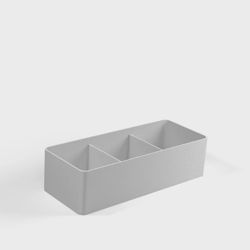 Tiroir compartimenté pour le rangement de petites pièces