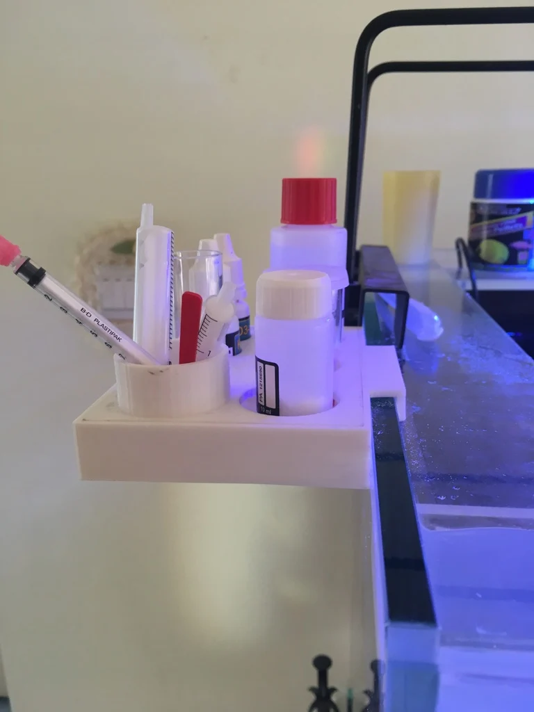 Support pour kits de test Salifert pour aquariums d'eau salée