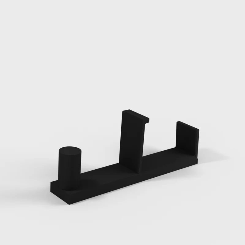 Porte-brosse à dents pour montage sur le rebord des toilettes