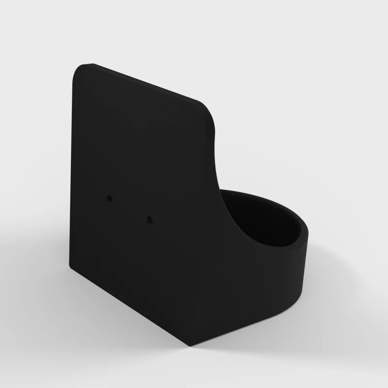 Support sèche-cheveux fonctionnel de 74 mm de diamètre