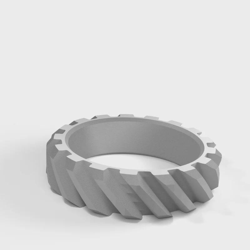Bague fidget avec engrenages rotatifs mécaniques