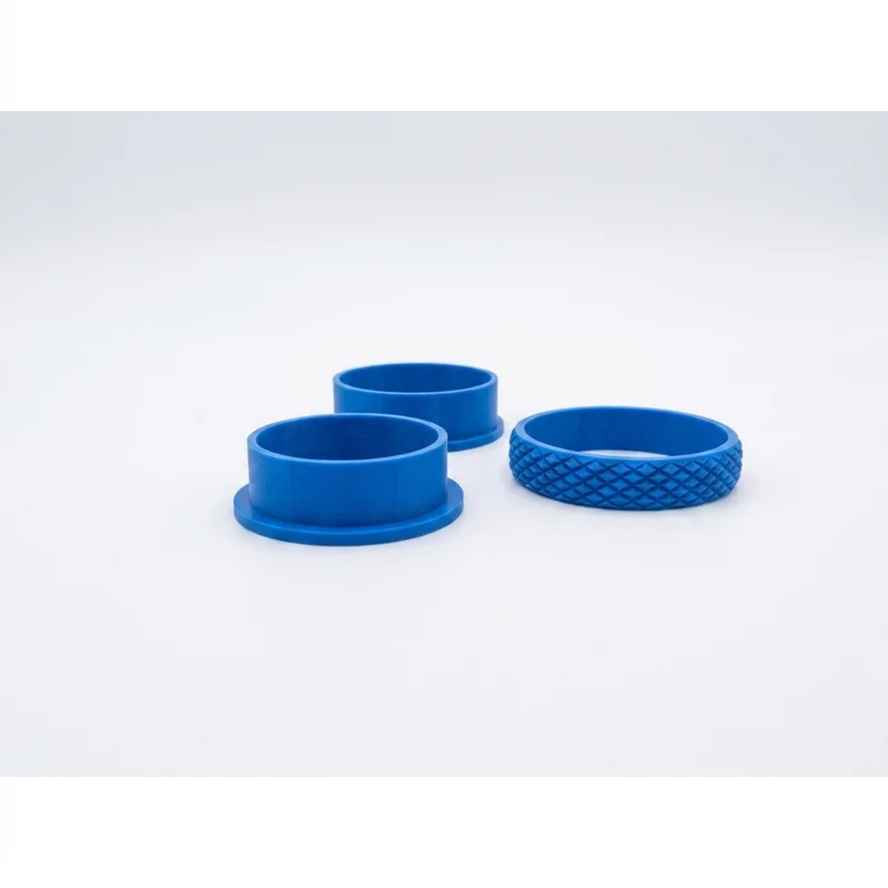 Bague fidget rotative avec surface striée