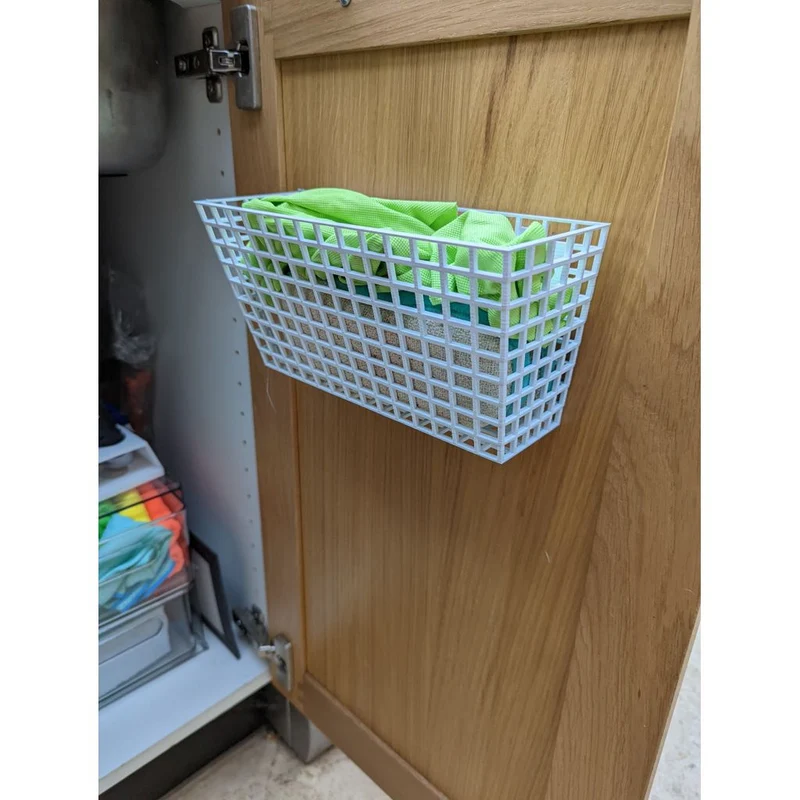 Petit panier de rangement pour l'intérieur des portes de placard