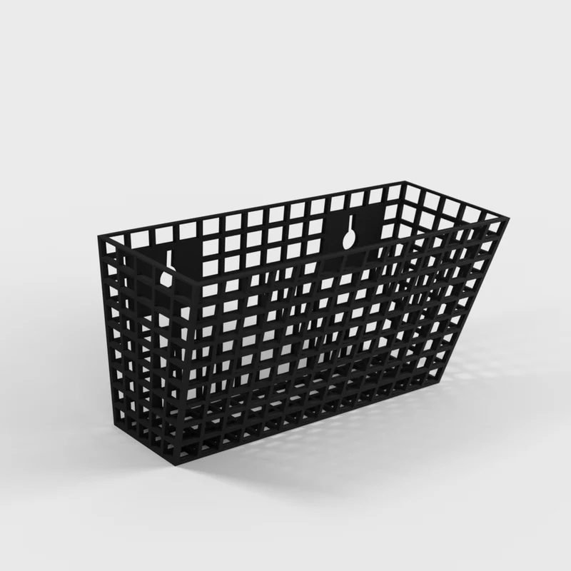 Petit panier de rangement pour l'intérieur des portes de placard