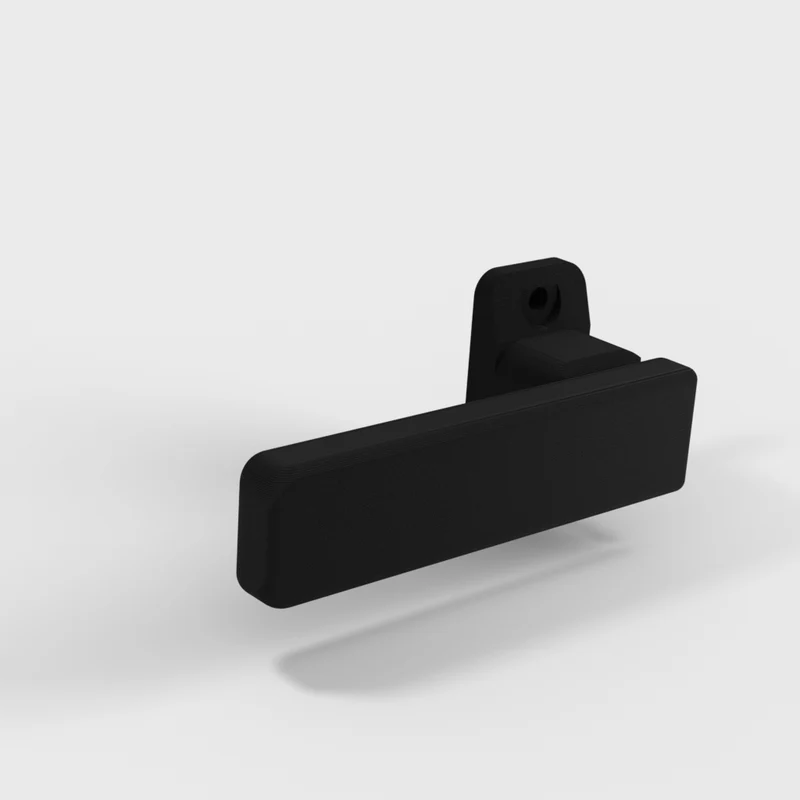 Serrure avec charnière intégrée pour portes de placard