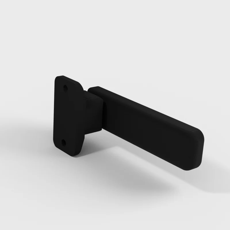 Serrure avec charnière intégrée pour portes de placard