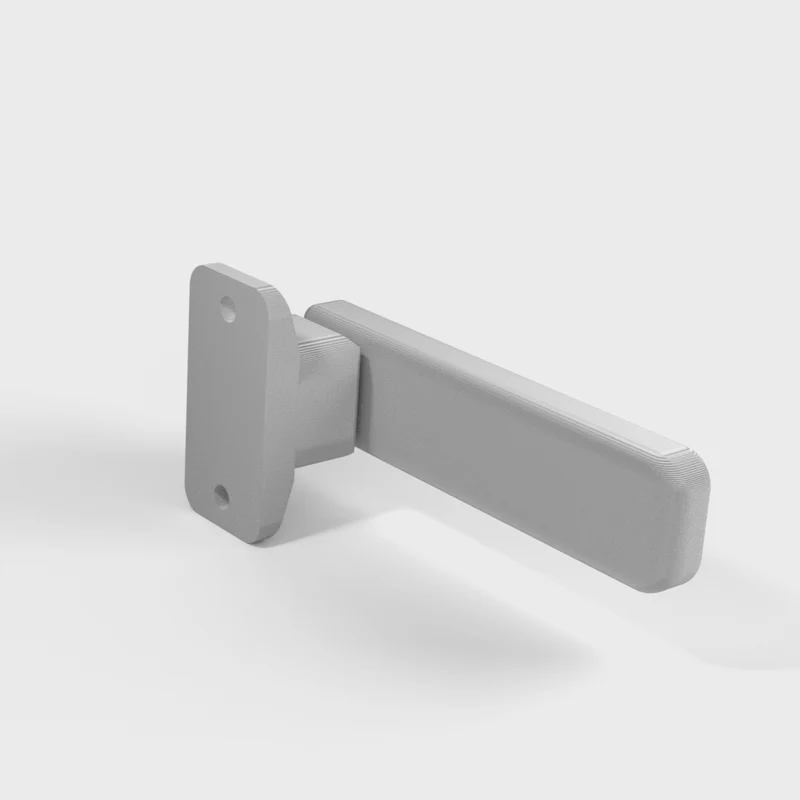 Serrure avec charnière intégrée pour portes de placard