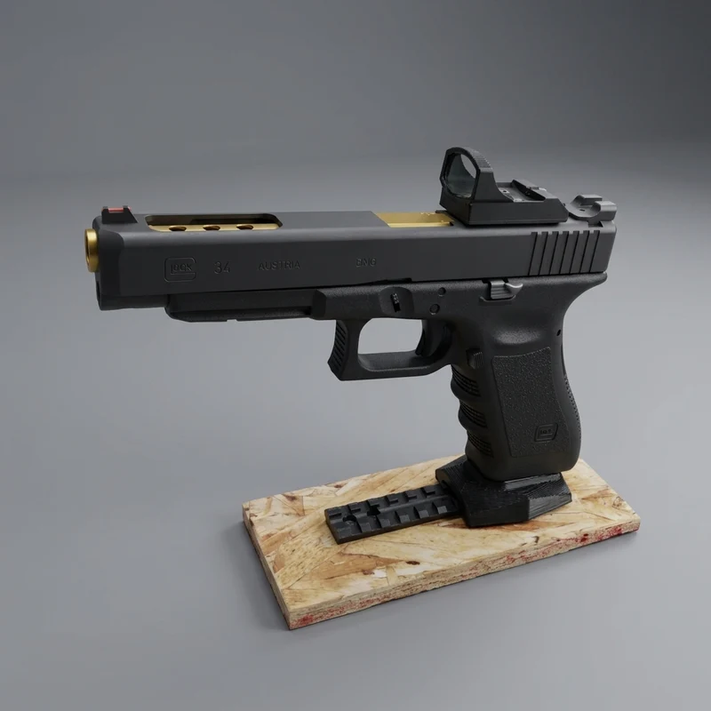 Viseur point rouge tactique factice pour airsoft