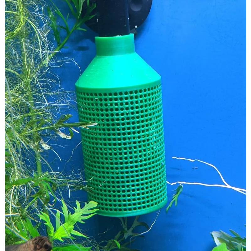 Crépine d'aspiration pour filtre d'aquarium avec tube de 18 mm