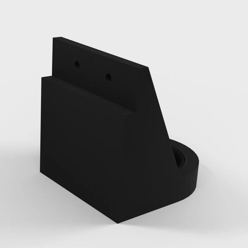Support de montage pour Maglite pile D sur porte de placard