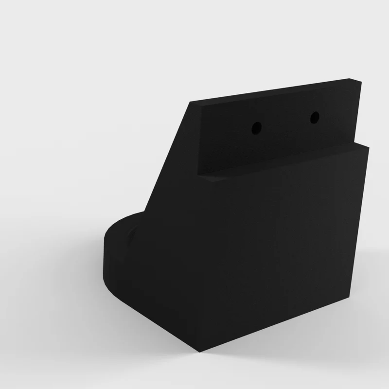 Support de montage pour Maglite pile D sur porte de placard
