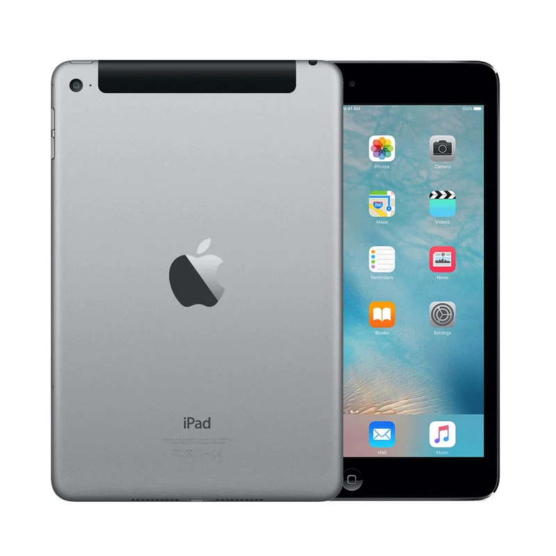 Apple iPad Mini 4 16Go Gris Sidéral WiFi & Cellulaire - Excellent