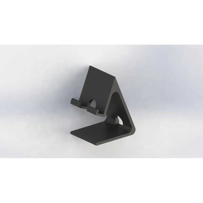 Support de téléphone avec espace pour le câble de charge