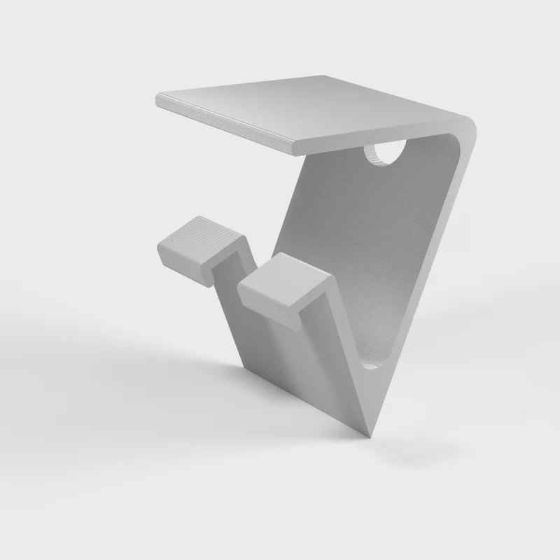 Support de téléphone avec espace pour le câble de charge
