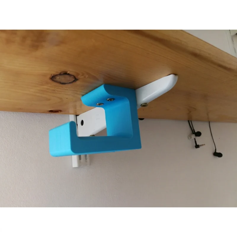 Support universel pour casque sous le bureau